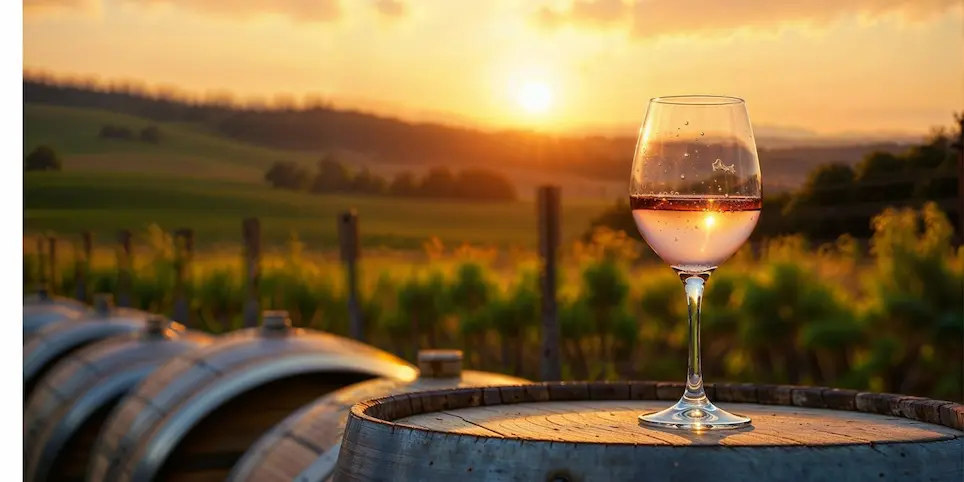 Bulgarian wine region near Melnik